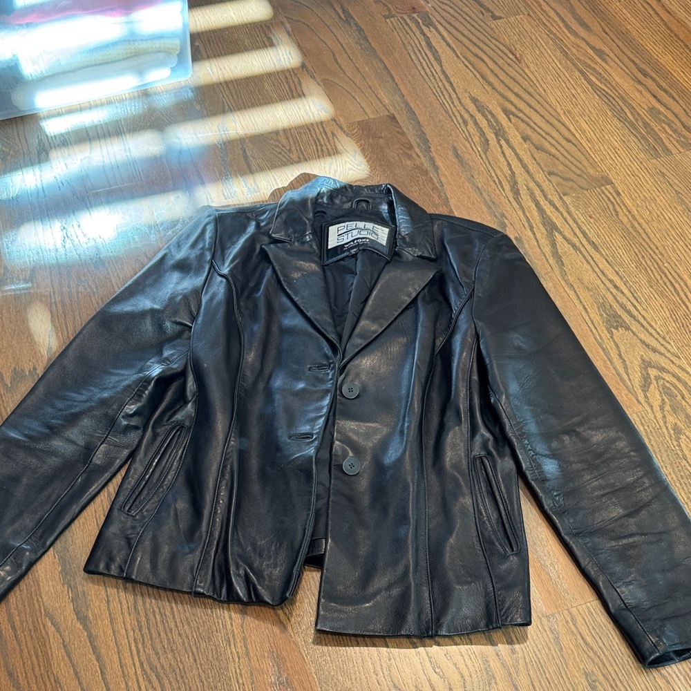 Pelle Studio Black Leather Women's Jacket